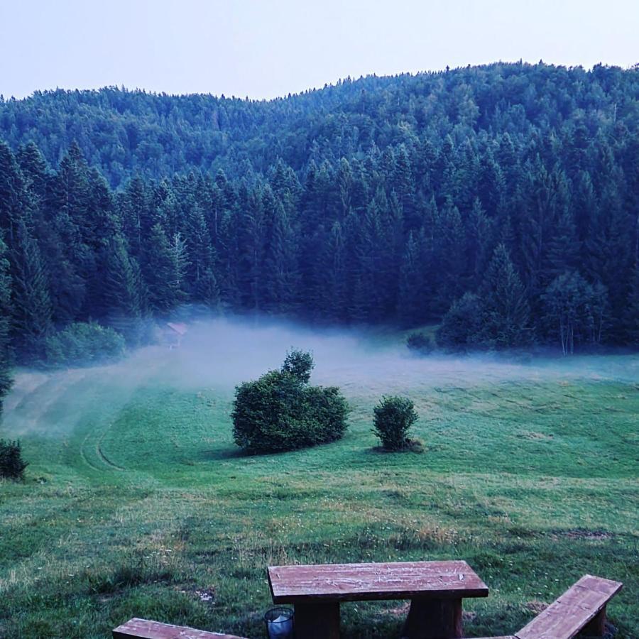 Planinski Dom Na Travni Gori Sodrazica Buitenkant foto