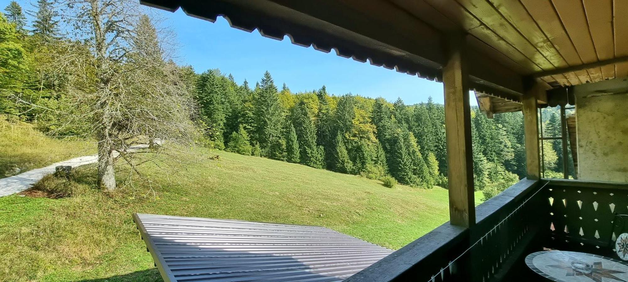 Planinski Dom Na Travni Gori Sodrazica Buitenkant foto