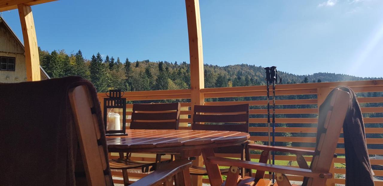 Planinski Dom Na Travni Gori Sodrazica Buitenkant foto